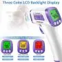 Heavy Duty Thermometer Infrared Forehead High Caliber Sensor No Contact with LCD Display for Medical Offices, Hospitals Heavy Duty Thermometer Infrared Forehead High Caliber Sensor No Contact with LCD Display for Medical Offices, Hospitals