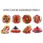 Bey Burst Starter Battling Top Fusion Metal Master Rapidity Fight with Two 4D Launcher Grip Set(4 in 1)
