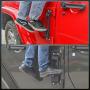 Nilight Door Hinge Steps - Metal Foldable Foot Pegs Exterior Car Accessories for 2007-2017 Jeep Wrangler JK JKU & 2018-2020 Jeep Wrangler JL JKU - Pack of 2