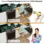 Lindas Silicone Stove Gap Covers (2 Pack), Heat Resistant Oven Gap Filler Seals Gaps Between Stovetop and Counter, Easy to Clean (21 Inches, Black) Lindas Silicone Stove Gap Covers (2 Pack), Heat Resistant Oven Gap Filler Seals Gaps Between Stovetop and Counter, Easy to Clean (21 Inches, Black)