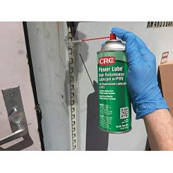 CRC - 3045 Power Lube Industrial High Performance Lubricant with PTFE, 16 oz. (Net weight: 11 oz) Aerosol Can, Light Amber/White