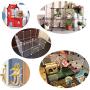 Gizhome Wire Cube Plastic Connectors for Wire Grid Cube Storage Shelving & Mesh Snap Organizer 50pcs - Cream