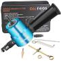 Dicfeos Double Head Metal Sheet Nibbler Cutter with Circle Cutting Accessories, Drill Attachment with Wrench and Parts, Maximum 14 Gauge Steel Dicfeos Double Head Metal Sheet Nibbler Cutter with Circle Cutting Accessories, Drill Attachment with Wrench and Parts, Maximum 14 Gauge Steel