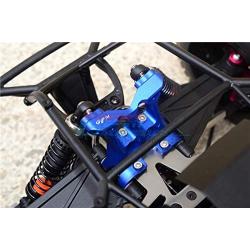 GPM Losi 1/10 Baja Rey 4WD Desert Truck (LOS03008) Upgrade Parts Aluminum Front Shock Mount - 1Pc Set Blue