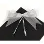 Micomon 50 Pieces Twist Tie Bows Silver Gold Twist Tie Bow with Metallic Ribbon (Silver) Micomon 50 Pieces Twist Tie Bows Silver Gold Twist Tie Bow with Metallic Ribbon (Silver)