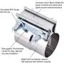 SYKRSS 4.0'' Lap Joint Band Clamp Exhaust Clamps Pipe Repair Parts Stainless Steel SYKRSS 4.0'' Lap Joint Band Clamp Exhaust Clamps Pipe Repair Parts Stainless Steel