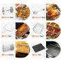 whall Air Fryer, 13QT Air Fryer Oven, Family Rotisserie Oven, 1700W Electric Air Fryer Toaster Oven, Tilt LED Digital Touchscreen, 12-in-1 Presets for Heating, Baking, Roasting & Dehydrating, Accessories & Cookbook