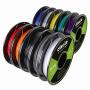 PETG 10 Packs, 3D Printer Filament 1.75mm, Each Spool Net Weight 1.1lbs(500g), 10 Different Colors