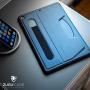 ZUGU CASE (2020/2019) Muse Case for iPad 7th/8th Gen 10.2 Inch Protective, Thin, Magnetic Stand, Sleep/Wake Cover - Navy Blue (Fits Models A2197 / A2198 / A2200 / ​A2270​ / ​A2428 / ​A2429 / A2430​)