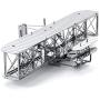 Fascinations Metal Earth Wright Brothers Airplane 3D Metal Model Kit