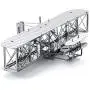 Fascinations Metal Earth Wright Brothers Airplane 3D Metal Model Kit