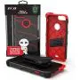 ZIZO Bolt Series for iPhone 8 Plus Case Military Grade Drop Tested Tempered Glass Screen Protector Holster iPhone 7 Plus case Black RED