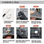 SOOSHOW 5 Styles 10 Sets Perfect Fit Instant Button Nailless Removable Metal Button Replacement No Sewing - Easy to Disassemble and Reusable, Adds an Inch to Any Pants Waist in Seconds! [Upgrad]
