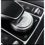 MAXDOOL AMG Metal Modified Center Console Multimedia Control Button Knob Trims Cover Emblems Stickers for Mercedes Benz A B E GLK GLA CLA GLE ML GL Class (47mm Knob) MAXDOOL AMG Metal Modified Center Console Multimedia Control Button Knob Trims Cover Emblems Stickers for Mercedes Benz A B E GLK GLA CLA GLE ML GL Class (47mm Knob)