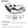 ECCPP Exhaust Manifold and Gasket Kit with Heat Shield for 94-00 Toyota 4Runner Tacoma T100 Truck 2.4L 2.7L