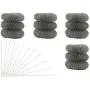 12 Pack of Washing Machine Lint Traps. Comes with 12 Ties. Attach to Your Washer Sink Hose and Allow the Metal Mesh Trap to Filter the Laundry Water. Stainless Steel and Rust Proof. 12 Pack of Washing Machine Lint Traps. Comes with 12 Ties. Attach to Your Washer Sink Hose and Allow the Metal Mesh Trap to Filter the Laundry Water. Stainless Steel and Rust Proof.