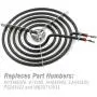 AMI PARTS Surface element WB30T10074 Stove Burner Surface Element Electric Range Element 8'' 5 turn for GE Ranges-Replace#: AH243922 AP3186376 AMI PARTS Surface element WB30T10074 Stove Burner Surface Element Electric Range Element 8'' 5 turn for GE Ranges-Replace#: AH243922 AP3186376