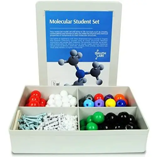 Duluth Labs Organic Chemistry Molecular Model Student Kit - (88 Atoms and 140 Bond Parts) - MM-004 Duluth Labs Organic Chemistry Molecular Model Student Kit - (88 Atoms and 140 Bond Parts) - MM-004