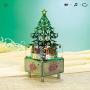 Microworld 3D Metal Puzzle Christmas Tree Music Box Jigsaw Model Building Kit DIY Xmas Gift (Jingle Bell)…