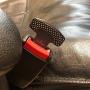 Car Belt Clips (4PCS), Universal Carbon Fiber And Aluminum Alloy Car Belt Buckle, Tools Auto Metal Interior Accessories