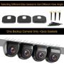 NATIKA Backup/Front View Camera,IP69K Waterproof Great Night Vision HD and Super Wide Angle Metal OEM Style Reverse Rear View Backup Camera for Cars Pickup Trucks SUVs RVs Vans (Black)