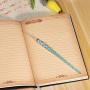 Molshine Handmade High Borosilicate Glass Glass Dip Pen Glass Signature Pen Business Present (blue)