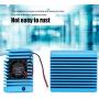 Aluminum Alloy Heat Sink Radiator with Mini Cooling Fan Heat Sink Cooling Fin for NanoPi R2S