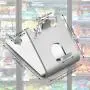 HK Freezer Shelf Clip, Fridge Cooler Shelf Support, Replacement Shelf Square Buckles Clips, Stainless Steel Hooks Shelf Clip for Refrigerator (10 Pcs)