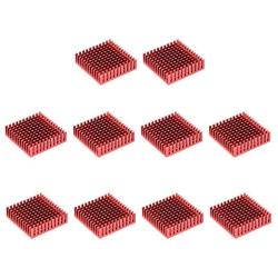 uxcell Electronic Radiators Heatsink for Stepper Motor,3D Printer 40x40x11mm Red 10pcs