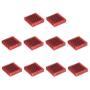 uxcell Electronic Radiators Heatsink for Stepper Motor,3D Printer 40x40x11mm Red 10pcs
