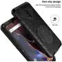 OnePlus 6T Case, 6T Phone Case, Armor Aluminum Alloy Metal Cover Heavy Duty Soft Rubber Shockproof Protective Military Bumper Outdoor OnePlus 6T for Men with Tempered Glass Feitenn - Black OnePlus 6T Case, 6T Phone Case, Armor Aluminum Alloy Metal Cover Heavy Duty Soft Rubber Shockproof Protective Military Bumper Outdoor OnePlus 6T for Men with Tempered Glass Feitenn - Black