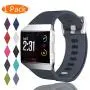 KingAcc Compatible Replacement Bands for Fitbit Ionic, Soft Silicone Fitbit Ionic Band with Metal Buckle Fitness Wristband Strap Women Men (1-Pack, Dark Gray, Large) KingAcc Compatible Replacement Bands for Fitbit Ionic, Soft Silicone Fitbit Ionic Band with Metal Buckle Fitness Wristband Strap Women Men (1-Pack, Dark Gray, Large)