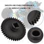 RC Car Motor Gear, Metal Motor Gear for WLtoys 12428 12423 RC Car Upgrade Parts RC Accessory