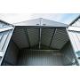 Arrow Shed 8 x 6 Elite Steel Shed with High Gable and Lockable Doors Storage Building, Anthracite