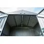 Arrow Shed 8 x 6 Elite Steel Shed with High Gable and Lockable Doors Storage Building, Anthracite Arrow Shed 8 x 6 Elite Steel Shed with High Gable and Lockable Doors Storage Building, Anthracite