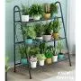 MTB 3-Tier Indoor/Outdoor Metal Plant Stand, Flower Rack, Plant Display, Bakers Rack Stand Shelf, Shoe Organizer, Multifunctional Utility Storage Organizer Pots Holder, Cold Grey MTB 3-Tier Indoor/Outdoor Metal Plant Stand, Flower Rack, Plant Display, Bakers Rack Stand Shelf, Shoe Organizer, Multifunctional Utility Storage Organizer Pots Holder, Cold Grey