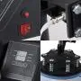 VEVOR Heat Press 12X15 Inch Heat Press Machine 8 in 1 Digital Multifunctional Sublimation Swing Away Heat Press 360 Degree Rotation Heat Press Machine for T Shirts Hat Mug Cap Plate