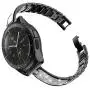TOYOUTHS Stylish Strap Compatible with Samsung Galaxy Watch 42mm Bands Women Replacement Slim Wristband for Galaxy Active 2 40mm 44mm/Gear S2 Classic/Gear Sport Stainless Steel Metal+Leather