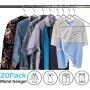 MISSLO 20 Pack Metal Hangers Heavy Duty Hangers for Clothes Closet Coat Clothing Suit Shirt, 16.4 Inch