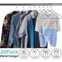 MISSLO 20 Pack Metal Hangers Heavy Duty Hangers for Clothes Closet Coat Clothing Suit Shirt, 16.4 Inch MISSLO 20 Pack Metal Hangers Heavy Duty Hangers for Clothes Closet Coat Clothing Suit Shirt, 16.4 Inch