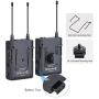 Comica CVM-WM200(C) 96-Channel Full Metal UHF Professional Wireless Lavalier Microphone System for Canon 6D 600D 5D2 5D3 Nikon Sony Camera,iPhone/iPad/Smartphones & XLR Camcorders(394-Foot Range)