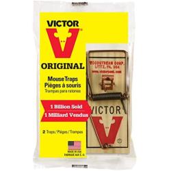 Victor Metal Pedal Mouse Trap - 2 Pack M023 - Wood Mouse Trap