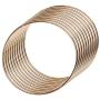 10pcs Gold Dream Catcher Metal Rings Supplies, Metal Hoops Macrame Creations Ring for Crafts (7.5inch)