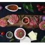 Gvode Food Meat Grinder Attachment for KitchenAid Stand Mixers Included 2 Sausage Stuffers & 4 grinding plates