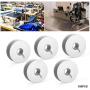 Sewing Machine Bobbin, 100pcs 55623A Aluminum Bobbins Slotted Fit For Industrial Sewing Machine Parts