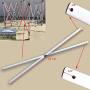 Coleman 12x12 Instant Eaved Shelter Canopy Gazebo 39 7/8'' SIDE TRUSS Bars Replacement Parts