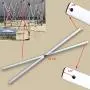 Coleman 12x12 Instant Eaved Shelter Canopy Gazebo 39 7/8'' SIDE TRUSS Bars Replacement Parts Coleman 12x12 Instant Eaved Shelter Canopy Gazebo 39 7/8'' SIDE TRUSS Bars Replacement Parts