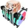 CPU Cooler, 90 mm CPU heatsink 6 Heatpipe with RGB 4pin CPU Fan Cooler Computer CPU Cooling Fans Arrival Support LGA 775/115X/1200/1366/2011 CPU Cooler, 90 mm CPU heatsink 6 Heatpipe with RGB 4pin CPU Fan Cooler Computer CPU Cooling Fans Arrival Support LGA 775/115X/1200/1366/2011