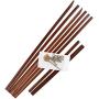 CONDA 66“ Wooden Tripod Display Floor Easel & Artist Easel, Adjustable Tray Chain Pine Brown Wood