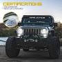 Xprite 7 Inch CREE LED Headlights DOT Approved for Jeep Wrangler JK LJ CJ TJ Hummber H1 H2 1997-2018, with High/Low Beam, Halo DRL Round Headlamps